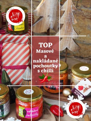 Masové a nakládané pochoutky s chilli 🌶️ originální receptury, které jinde nenajdete 🤩🌶️❤️ #chilli #darekpromuže...