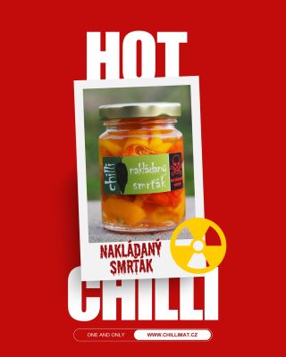 Tohle chilli se nejmenuje Smrťák jen tak pro nic za nic. Nakládané kousky těch nejpálivějších papriček na světě v dokonale...