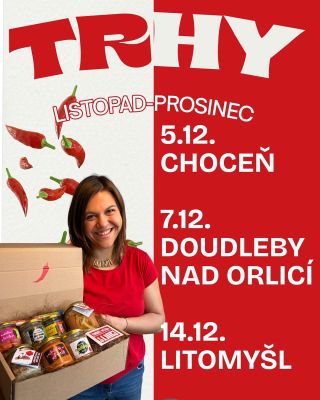 🌶️ Pojďte se s námi potkat! 🫶🏻 Ochutnáte, vyberete si a my vám rádi poradíme, co ještě přibalit pod stromeček 🎄 22.11....